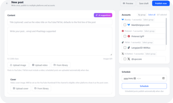 Publish Posts